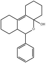 6-phenyl-1,2,3,4,6,6a,7,8,9,10-decahydrobenzo[c]chromen-4a-ol 结构式