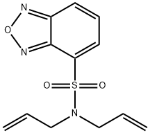 N,N-bis(prop-2-enyl)-2,1,3-benzoxadiazole-4-sulfonamide 结构式