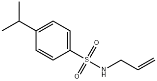 4-propan-2-yl-N-prop-2-enylbenzenesulfonamide 结构式