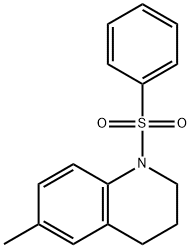 1-(benzenesulfonyl)-6-methyl-3,4-dihydro-2H-quinoline 结构式