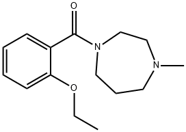 (2-ethoxyphenyl)-(4-methyl-1,4-diazepan-1-yl)methanone 结构式