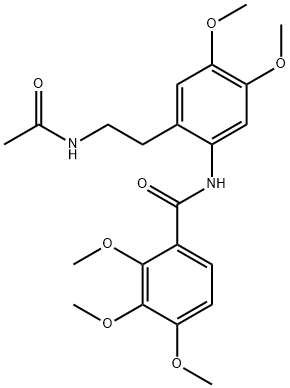N-[2-(2-acetamidoethyl)-4,5-dimethoxyphenyl]-2,3,4-trimethoxybenzamide 结构式