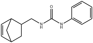 1-(5-bicyclo[2.2.1]hept-2-enylmethyl)-3-phenylurea 结构式