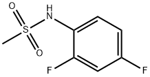 N-(2,4-difluorophenyl)methanesulfonamide 结构式