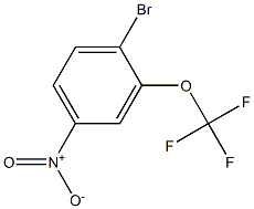 1-溴-4-硝基-2-(三氟甲氧基)苯 结构式