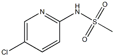 N-(5-chloropyridin-2-yl)methanesulfonamide 结构式