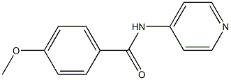 4-methoxy-N-pyridin-4-ylbenzamide 结构式