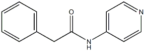 2-phenyl-N-pyridin-4-ylacetamide 结构式