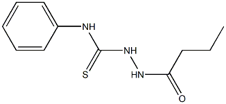 1-(butanoylamino)-3-phenylthiourea 结构式