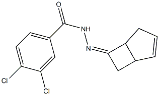 N-[(Z)-7-bicyclo[3.2.0]hept-3-enylideneamino]-3,4-dichlorobenzamide 结构式