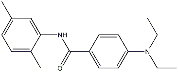 4-(diethylamino)-N-(2,5-dimethylphenyl)benzamide 结构式