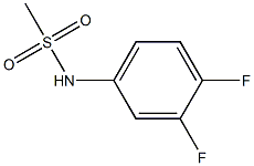 N-(3,4-difluorophenyl)methanesulfonamide 结构式