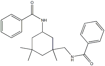 N-[(5-benzamido-1,3,3-trimethylcyclohexyl)methyl]benzamide 结构式