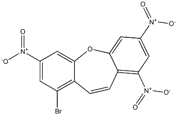 1-bromo-3,7,9-trinitrobenzo[b][1]benzoxepine 结构式