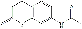 N-(2-oxo-3,4-dihydro-1H-quinolin-7-yl)acetamide 结构式