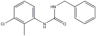 1-benzyl-3-(3-chloro-2-methylphenyl)urea 结构式