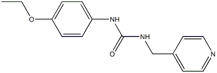 1-(4-ethoxyphenyl)-3-(pyridin-4-ylmethyl)urea 结构式