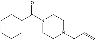 cyclohexyl-(4-prop-2-enylpiperazin-1-yl)methanone 结构式