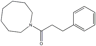 1-(azocan-1-yl)-3-phenylpropan-1-one 结构式