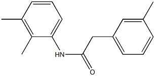 N-(2,3-dimethylphenyl)-2-(3-methylphenyl)acetamide 结构式