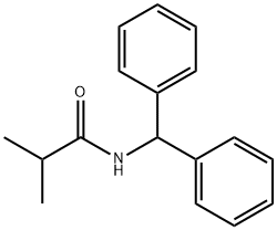 N-benzhydryl-2-methylpropanamide 结构式