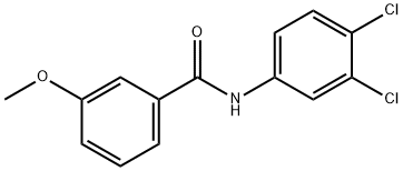 N-(3,4-dichlorophenyl)-3-methoxybenzamide 结构式