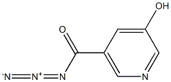 5-hydroxynicotinoyl azide 结构式