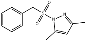 1-benzylsulfonyl-3,5-dimethylpyrazole 结构式