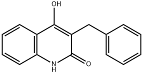 3-苄基-2,4-二羟基喹啉 结构式