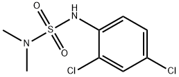 2,4-dichloro-1-(dimethylsulfamoylamino)benzene 结构式