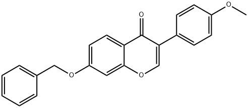 3-(4-methoxyphenyl)-7-phenylmethoxychromen-4-one 结构式