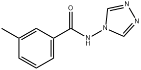 3-methyl-N-(1,2,4-triazol-4-yl)benzamide 结构式