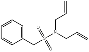 1-phenyl-N,N-bis(prop-2-enyl)methanesulfonamide 结构式