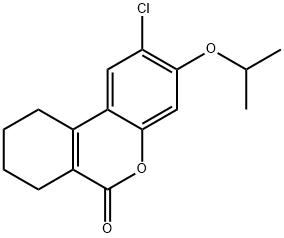 2-chloro-3-propan-2-yloxy-7,8,9,10-tetrahydrobenzo[c]chromen-6-one 结构式