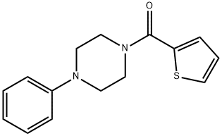 (4-phenylpiperazin-1-yl)-thiophen-2-ylmethanone 结构式