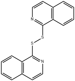 1-(isoquinolin-1-yldisulfanyl)isoquinoline 结构式
