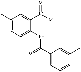 3-methyl-N-(4-methyl-2-nitrophenyl)benzamide 结构式