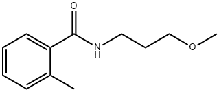 N-(3-methoxypropyl)-2-methylbenzamide 结构式