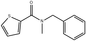 N-benzyl-N-methylthiophene-2-carboxamide 结构式