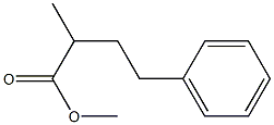 methyl 2-methyl-4-phenylbutanoate 结构式