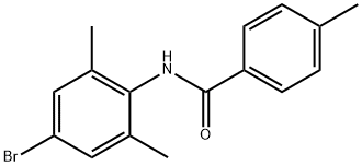 N-(4-bromo-2,6-dimethylphenyl)-4-methylbenzamide 结构式