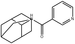 N-(2-adamantyl)pyridine-3-carboxamide 结构式