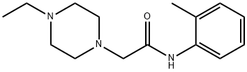2-(4-ethylpiperazin-1-yl)-N-(2-methylphenyl)acetamide 结构式