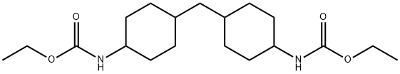 ethyl N-[4-[[4-(ethoxycarbonylamino)cyclohexyl]methyl]cyclohexyl]carbamate 结构式