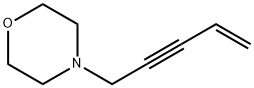 4-pent-4-en-2-ynylmorpholine 结构式