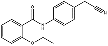 N-[4-(cyanomethyl)phenyl]-2-ethoxybenzamide 结构式