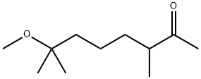 7-methoxy-3,7-dimethyloctan-2-one 结构式