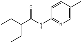 2-ethyl-N-(5-methylpyridin-2-yl)butanamide 结构式