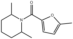 (2,6-dimethylpiperidin-1-yl)-(5-methylfuran-2-yl)methanone 结构式