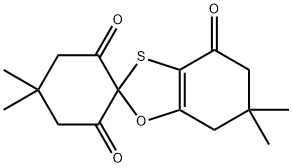 5',5',6,6-tetramethylspiro[5,7-dihydro-1,3-benzoxathiole-2,2'-cyclohexane]-1',3',4-trione 结构式